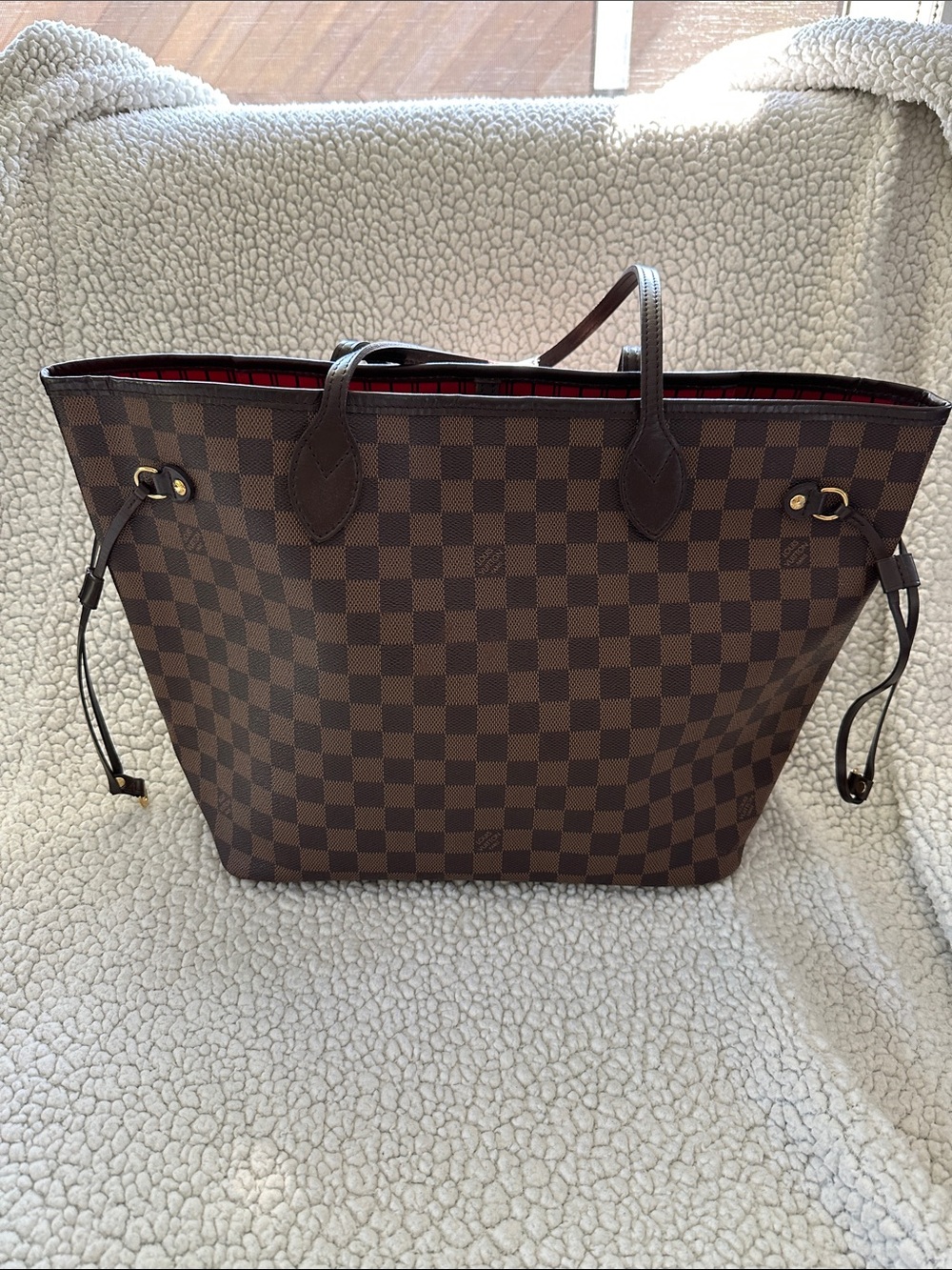 Louis Vuitton Y2K Damier Ebene Neverfull MM Like New with CoA